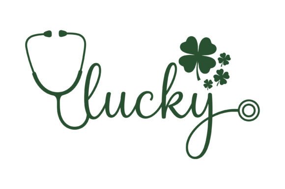Celebrate Irish Spirit with a Nurse Lucky St. Patrick Graphic