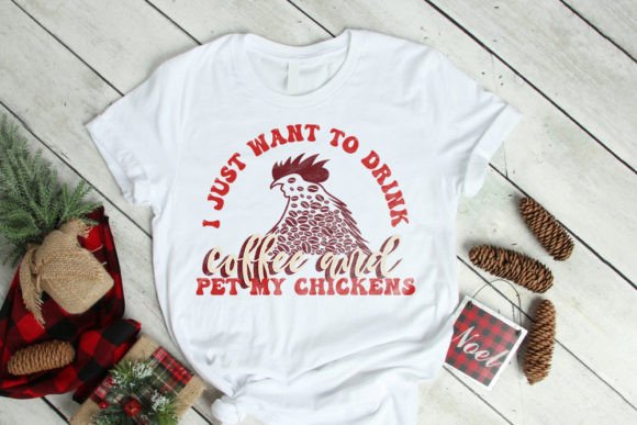 Retro Coffee Chicken Lover Graphic Shirt: A Design for Your Brand