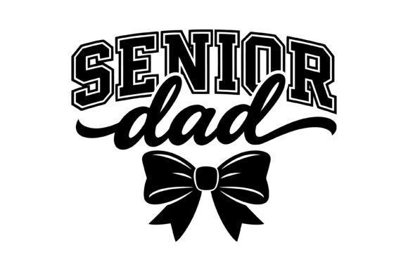 Senior Dad Bow Cheer: A Playful Font for Team Spirit