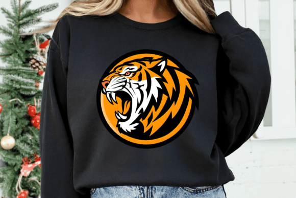 Unleashing the Power of Fierce Tiger Head Graphic Design